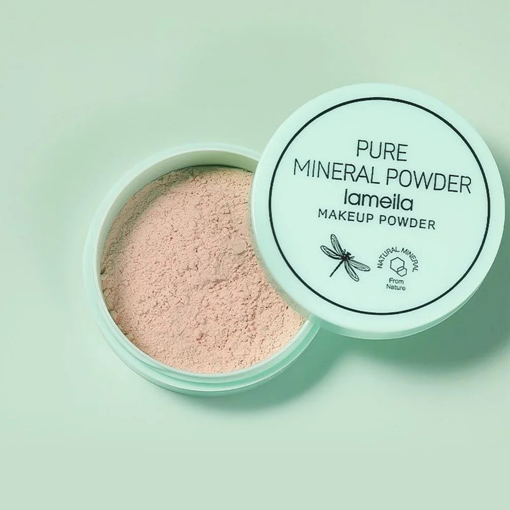 Waterproof Mineral Face Powder – Oil Control, Translucent, High Coverage