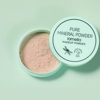 Waterproof Mineral Face Powder – Oil Control, Translucent, High Coverage