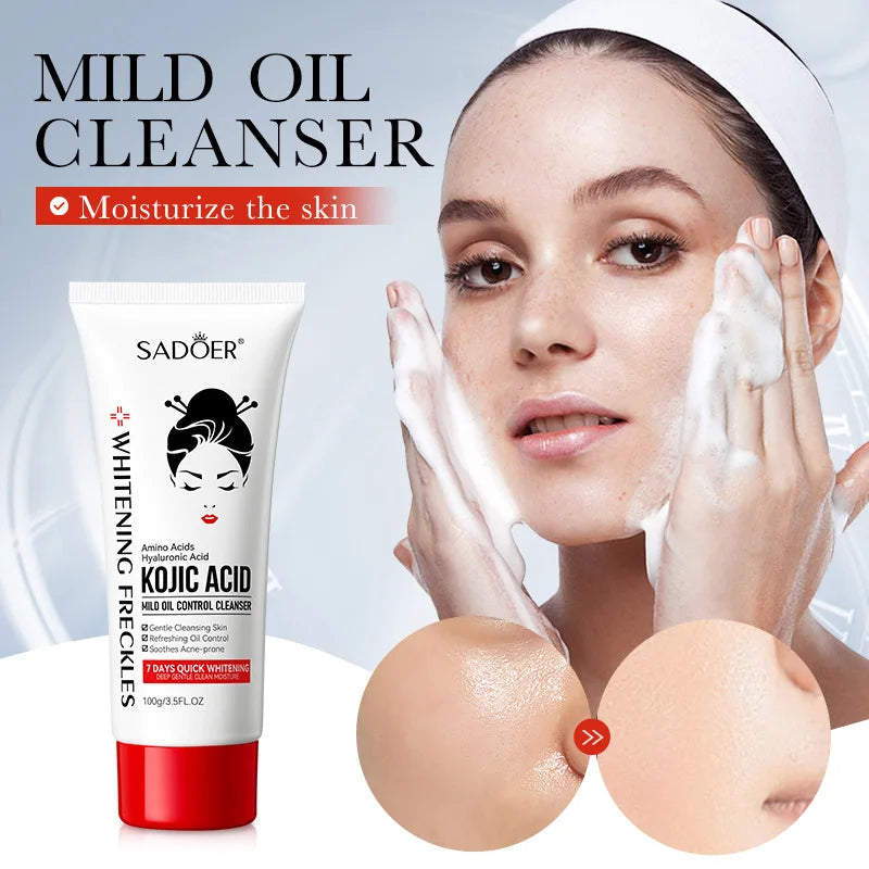 Kojic Acid Facial Wash - Oil Control, Deep Cleaning, Moisturizing, Non-Irritating Cleanser - Beauty & Beyond
