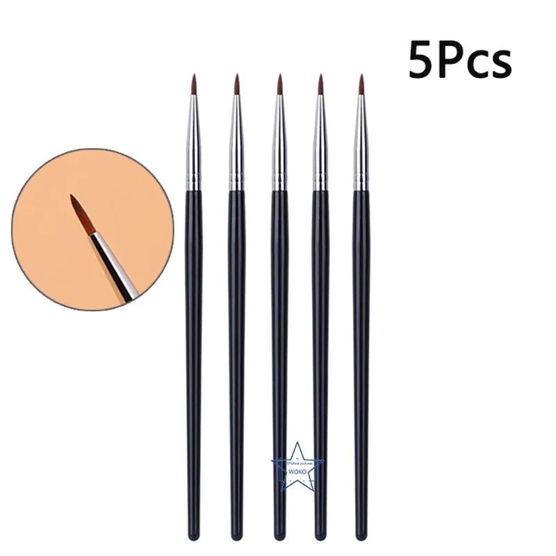 T22 Fine Eyeliner Brush - Precision Thin, Liquid/Gel, Professional Makeup Tool - Beauty & Beyond