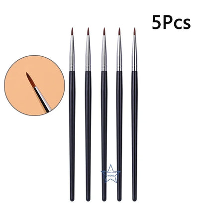 T22 Fine Eyeliner Brush - Precision Thin, Liquid/Gel, Professional Makeup Tool - Beauty & Beyond