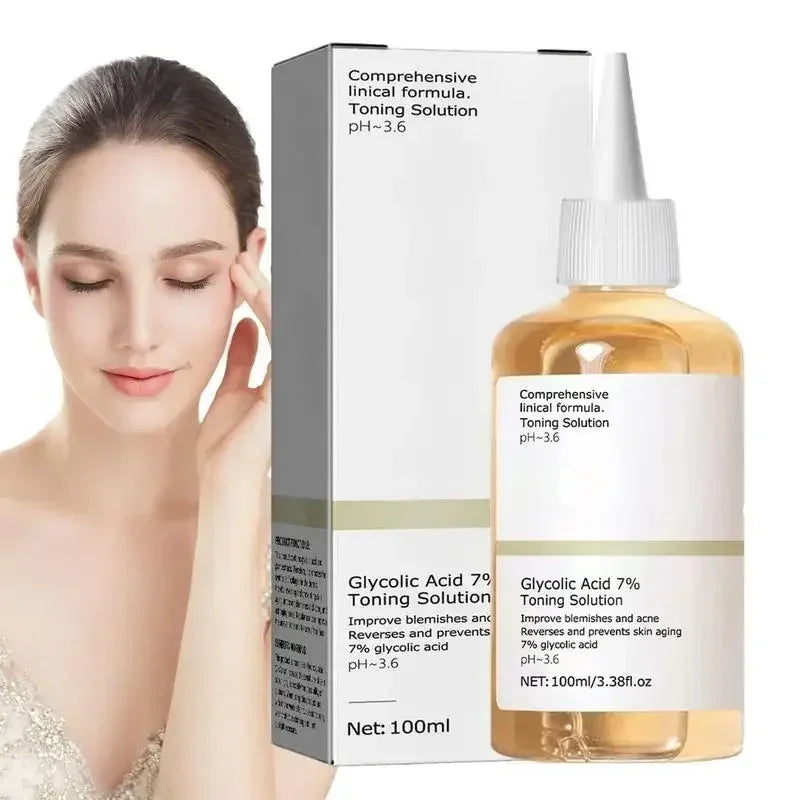 Glycolic Acid 7% Toner – Pore Lightening, Firming & Acne Care - Beauty & Beyond