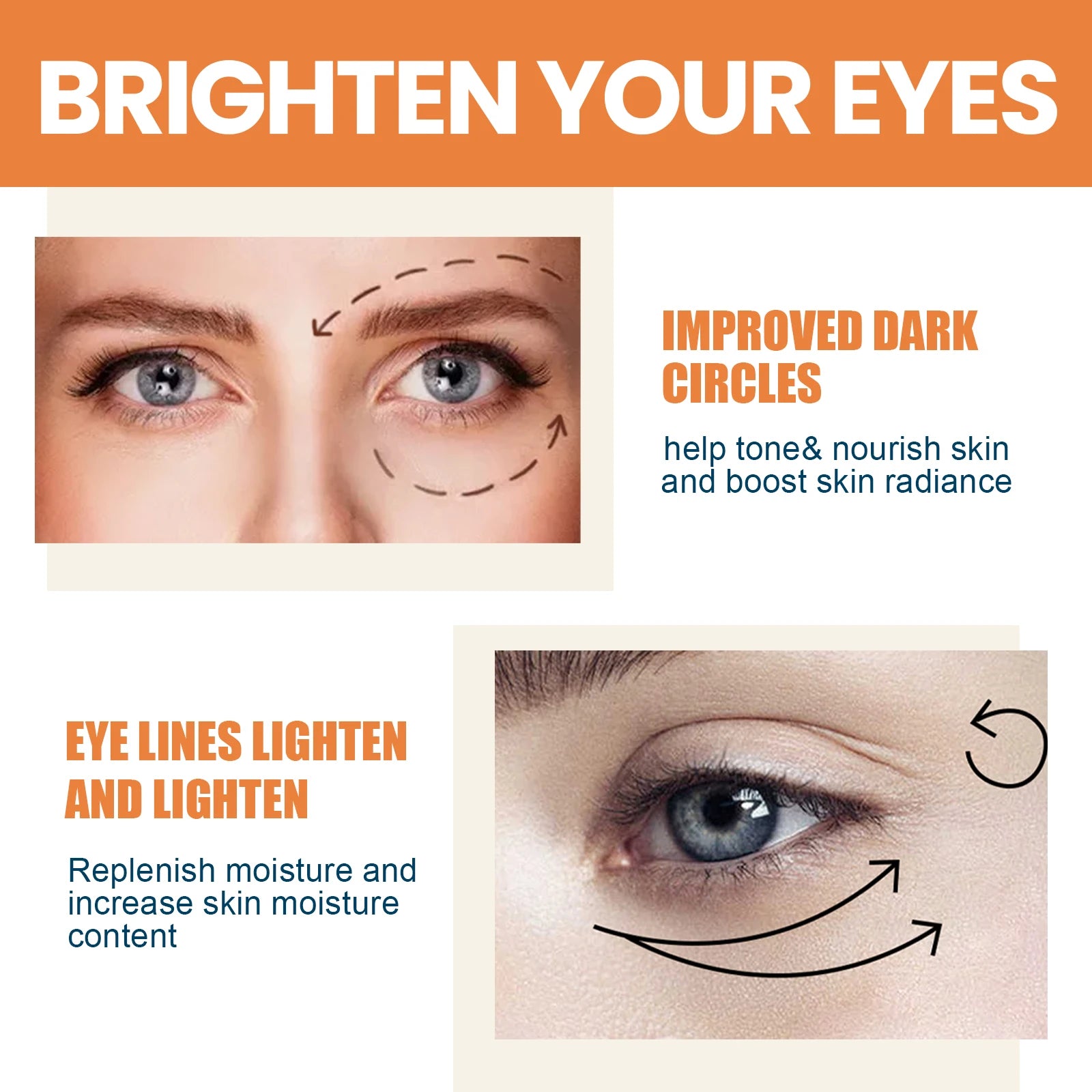 Vitamin C Eye Balm - Moisturizing, Dark Circles, Puffiness, Fine Lines, Brightening Stick - Beauty & Beyond