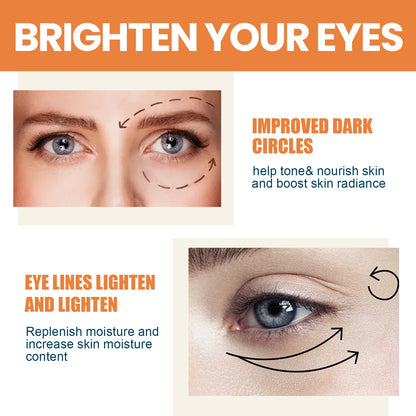 Vitamin C Eye Balm - Moisturizing, Dark Circles, Puffiness, Fine Lines, Brightening Stick - Beauty & Beyond