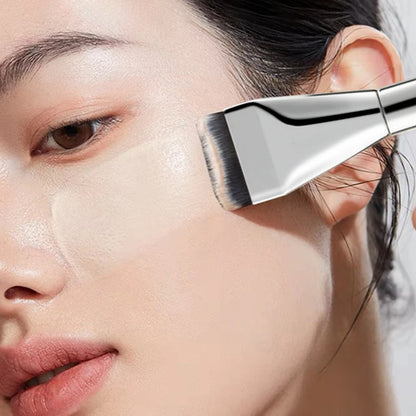 New Korean Foundation Brush - Ultra-Thin, One-Line Mask, Primer & Concealer Brush