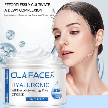Hyaluronic Acid & Collagen Face Cream – Smooth Wrinkles, Moisturize & Brighten | Night Facial Care