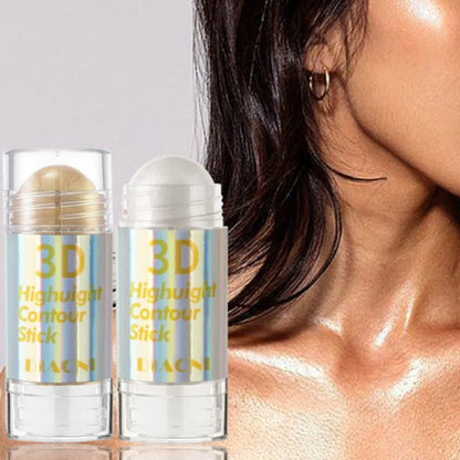 6-Color 3D Face Brightening Highlighter Stick – Bronzer, Contour & Shimmer for Sculpted Makeup - Beauty & Beyond