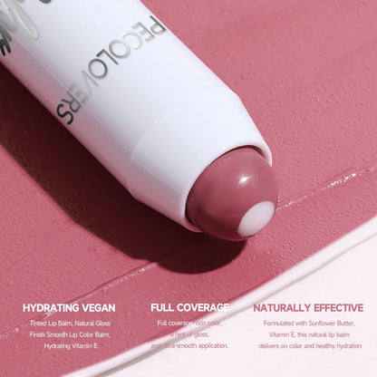 2-in-1 Nude Lipstick – Matte Red Lip Balm, Moisturizing, Waterproof, Long-Lasting, Non-Stick Cup, 6 Colors - Beauty & Beyond