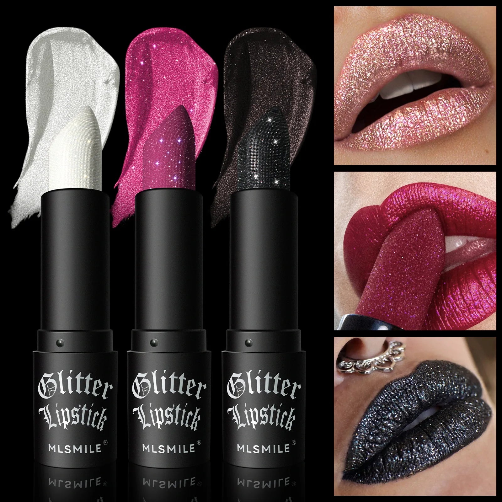 Multi-Color Non-Stick Cup Matte Lipstick – Flash Lasting, Easy Color, Diamond Lipstick for Dark Halloween Look - Beauty & Beyond