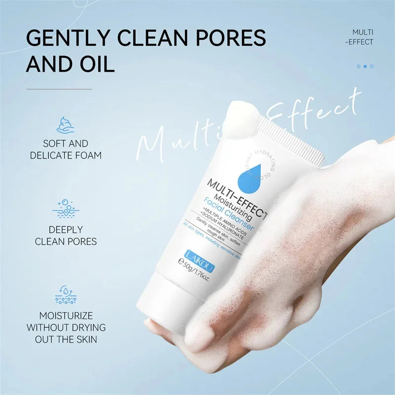 Facial Cleanser - Deep Cleansing Foam, Dark Spot & Acne Mark Remover, Pore Refining, Oil Control - Beauty & Beyond