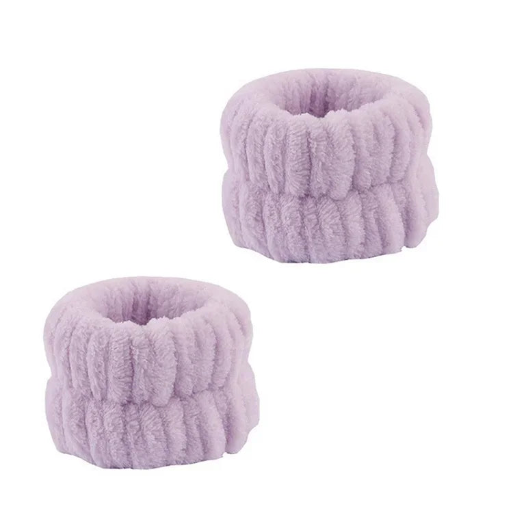 1/2/3PCS Face Wash Wristbands & Headband - Hair Care & Makeup Headband for Women