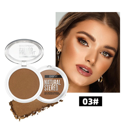 QIBEST Cream Contour & Bronzer Palette – Sculpt, Highlight & Conceal with Long-Lasting Charlotte-Inspired Glow - Beauty & Beyond