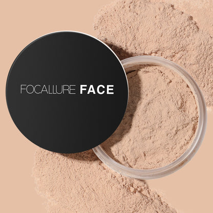 Focallure Loose Setting Powder – Invisible Finish & Oil Control | Translucent, Natural Soft Face Makeup