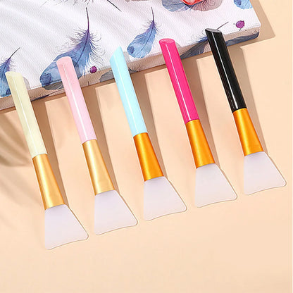 Advanced Silicone Facial Mask Brush – 1/4/5/6-Pack | Mild, Soft & Formaldehyde-Free for All Skin Types
