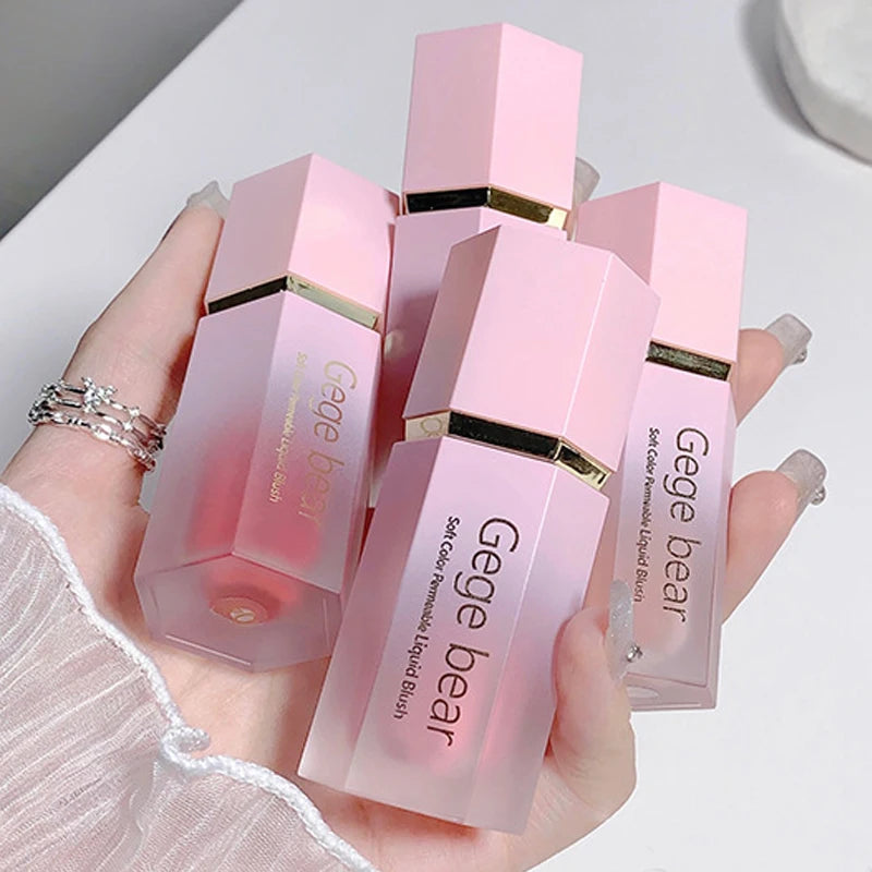 EGE Bear Soft Glow Liquid Blush – Sheer Color, Dewy Hydration & Natural Matte Finish for a Fresh Girl-Next-Door Look - Beauty & Beyond