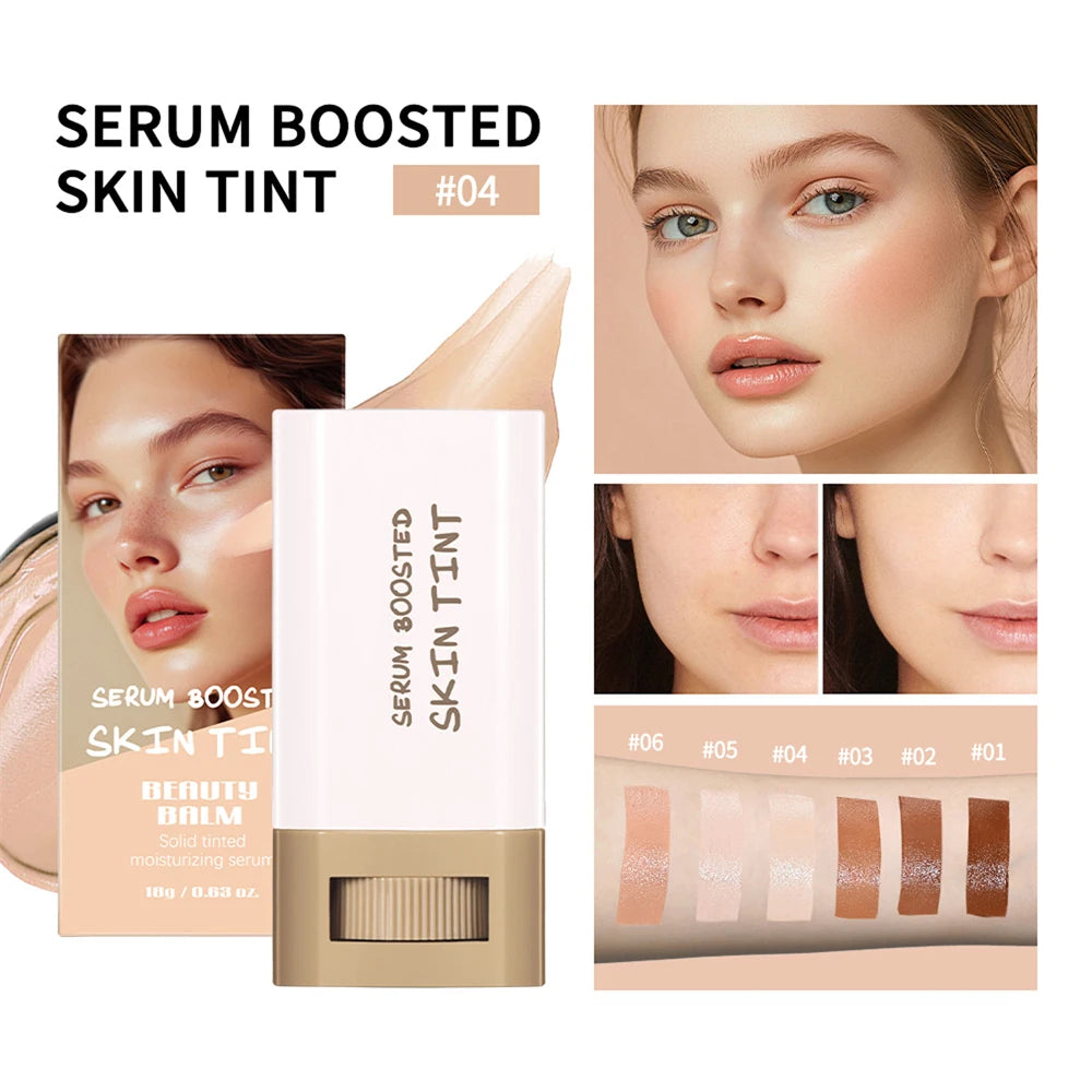 Face Highlighter & Contour Stick – 6 Korean Matte Colors | Waterproof Bronzer & Face Contouring
