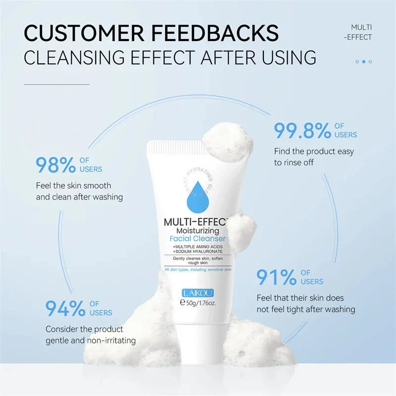 Facial Cleanser - Deep Cleansing Foam, Dark Spot & Acne Mark Remover, Pore Refining, Oil Control - Beauty & Beyond