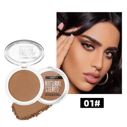 3D Matte Wheat Bronzer Palette – Natural Highlights & Contouring for a Flawless, Long-Lasting Finish! - Beauty & Beyond