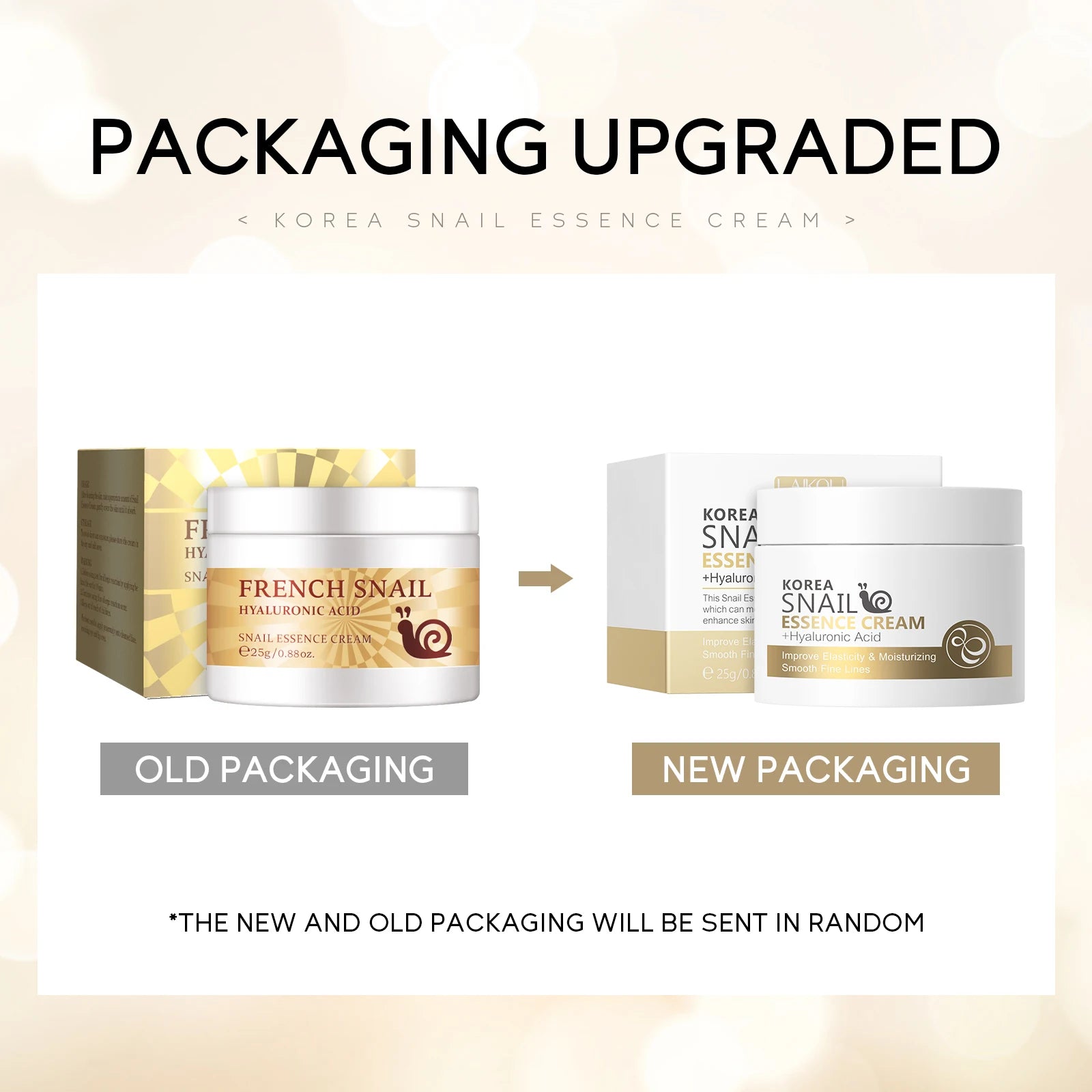 Snail Anti-Aging Cream - Collagen, Moisturizing, Firming, Whitening, Repair & Lift Day Cream - Beauty & Beyond