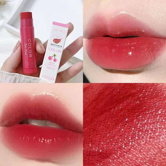 Tinted Lip Balm – Moisturizing Lipstick & Lip Line Smoother | Anti-Dry, Anti-Crack Hydrating Formula