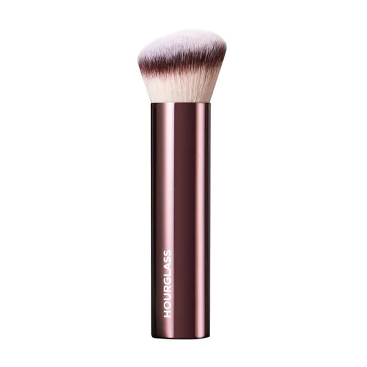 1pcs Angled Foundation Brush - Powder, Makeup, Metal Handle, High Quality - Beauty & Beyond