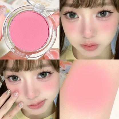 Monochrome Matte Blush – Whitening Effect, Natural Nude Shades, Soft Smudge Finish, Vitality Glow - Beauty & Beyond