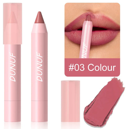 18-Color Lipstick Pencil Set – Waterproof Matte Tint & Lip Contour | Long-Lasting, Non-Stick Lipliner Pens