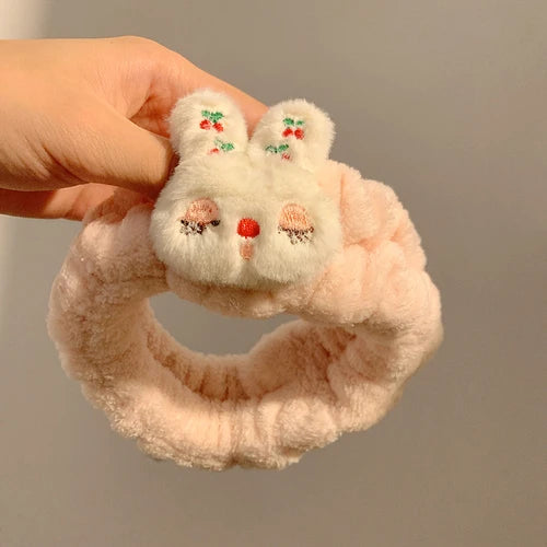 Spa Headband & Wristband Set - Fleece Face Wash, Skincare, Makeup Accessory for Women & Girls - Beauty & Beyond