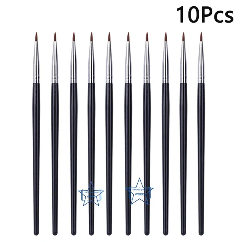 T22 Fine Eyeliner Brush - Precision Thin, Liquid/Gel, Professional Makeup Tool - Beauty & Beyond