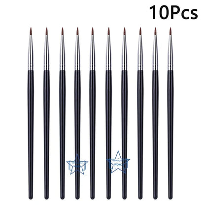 T22 Fine Eyeliner Brush - Precision Thin, Liquid/Gel, Professional Makeup Tool - Beauty & Beyond