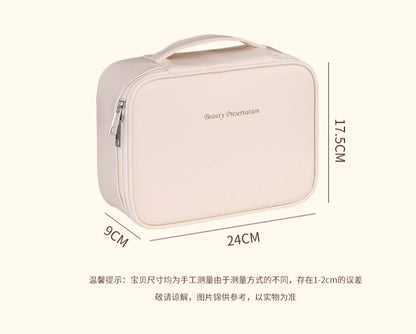 New Women's Cosmetic Bag - Portable, Large Capacity, Luxury Makeup & Toiletry Organizer