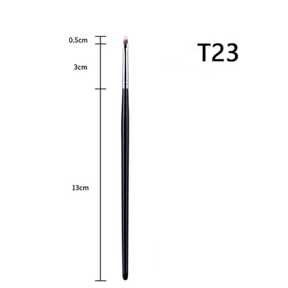 T22 Fine Eyeliner Brush - Precision Thin, Liquid/Gel, Professional Makeup Tool - Beauty & Beyond