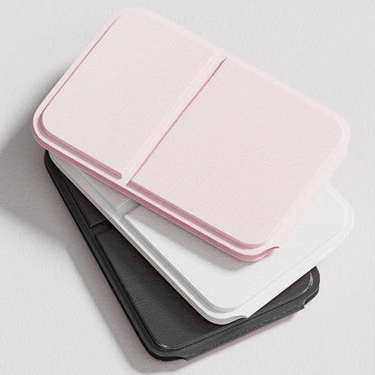 Portable Handheld Mini Makeup Mirror - Adjustable, Folding, for Dorm & Office Use