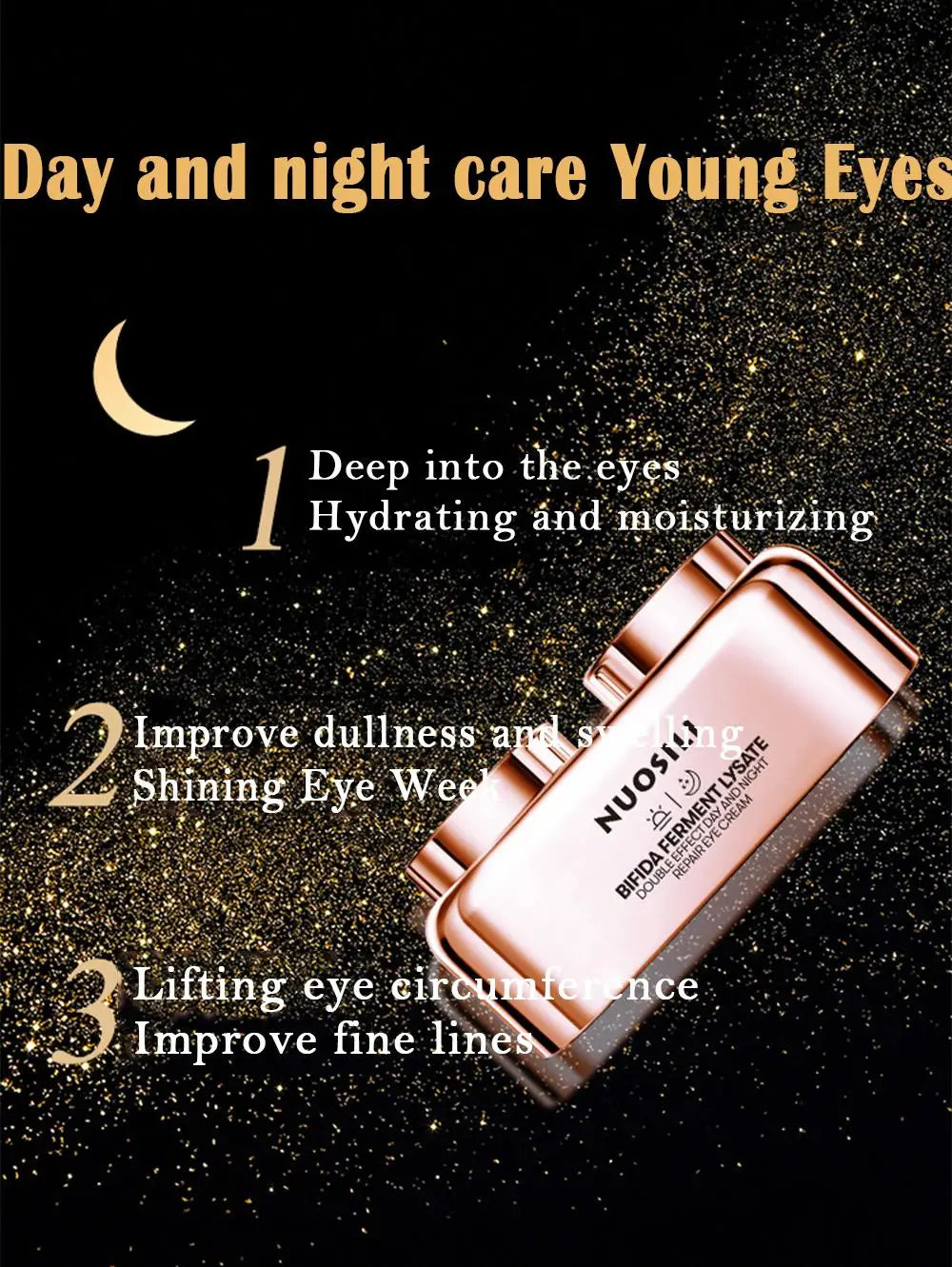 1 Set Day/Night Eye Cream – Collagen, Dark Circles & Puffiness Care - Beauty & Beyond