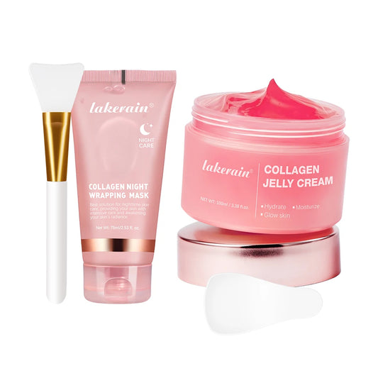 Jelly Cream - Hydrolyzed Collagen Overnight Mask, Firming, Hydrating, Moisturizing - Beauty & Beyond