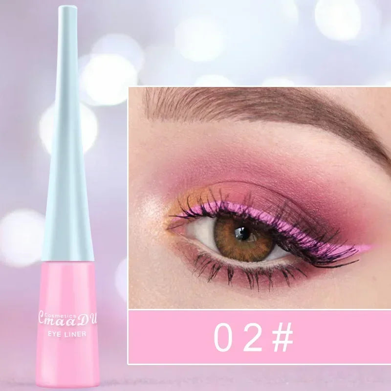 Bold Rainbow Liquid Eyeliner – Ultra-Thin, Waterproof & Long-Lasting Color Blast - Beauty & Beyond