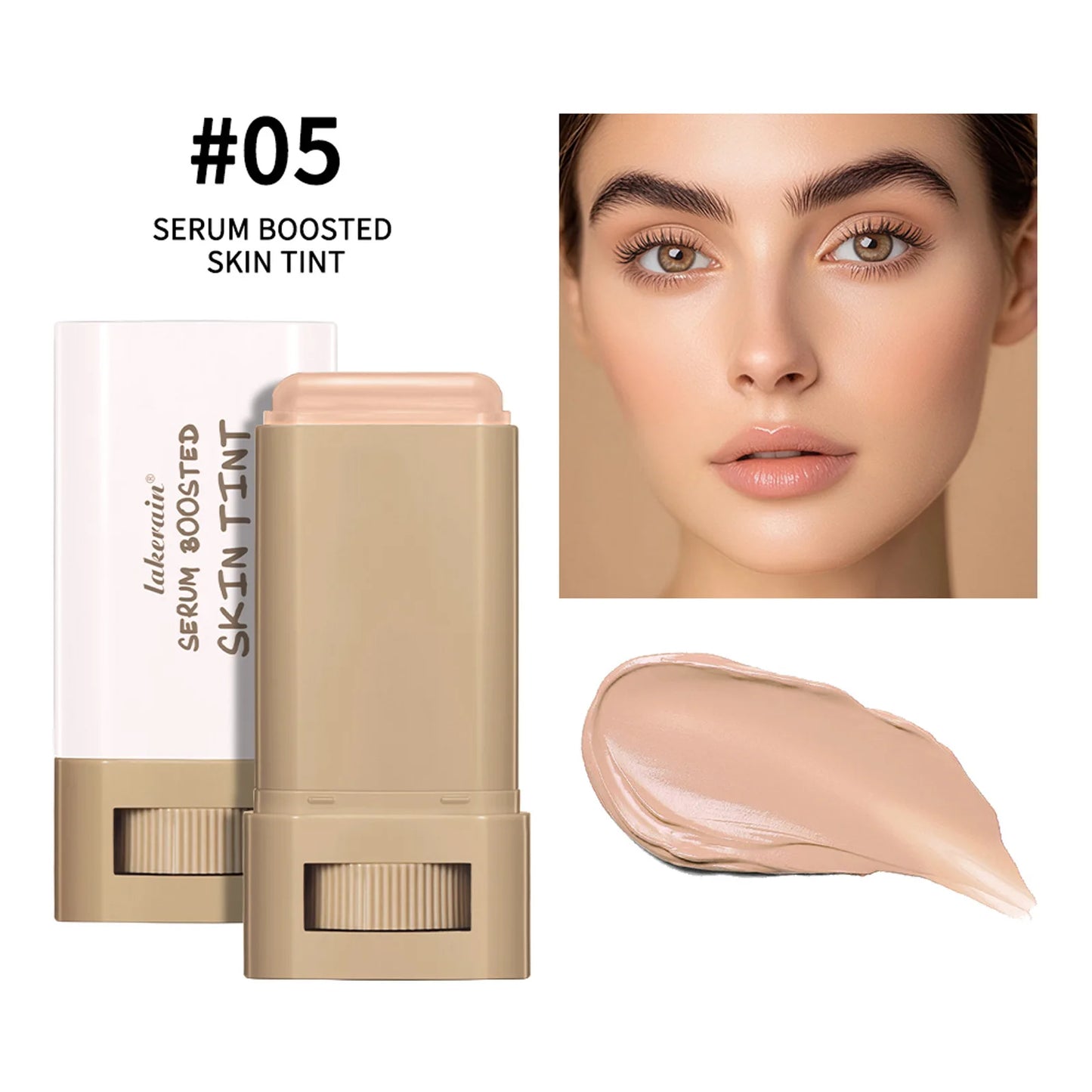Face Highlighter & Contour Stick – 6 Korean Matte Colors | Waterproof Bronzer & Face Contouring