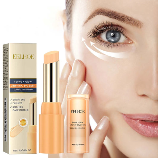 Vitamin C Eye Balm - Moisturizing, Dark Circles, Puffiness, Fine Lines, Brightening Stick - Beauty & Beyond