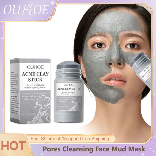 Pore Cleansing Clay Mask - Shrinks Pores, Hydrating, Exfoliating, Oil Control, Acne Treatment - Beauty & Beyond