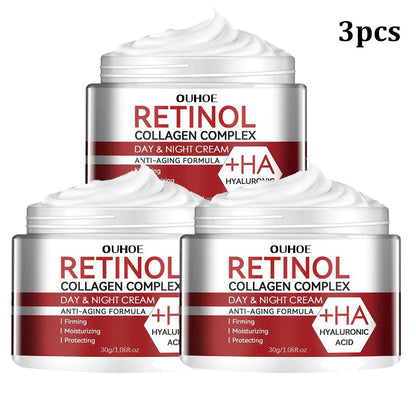1/2/3PCs Retinol Cream – Face & Eye Moisturizer, Anti-Aging, Brightening, Hydrating Night Care - Beauty & Beyond