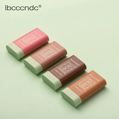 Bronze Blush Stick – Waterproof, Easy Color, 4 Shades, High Pigment, Brightening