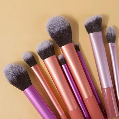 7/8-Piece Makeup Brush Kit – Soft Synthetic Hair for Foundation, Blush & Eyeshadow