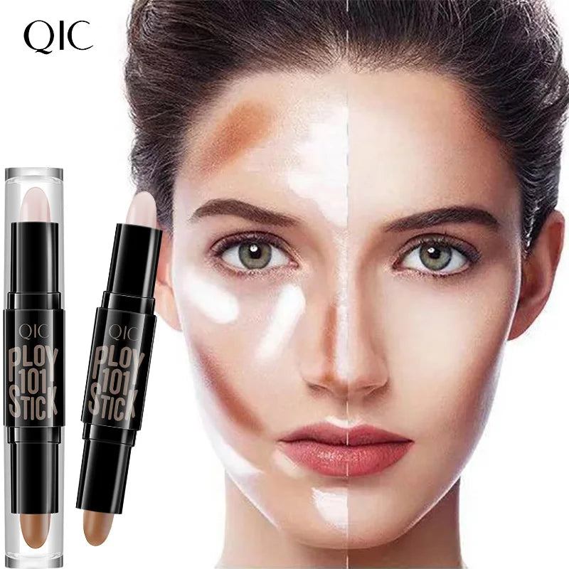 Double-ended Highlight Contouring Pen – V Face Sculpting, Silky Smooth Mineral Concealer & Highlighter! - Beauty & Beyond