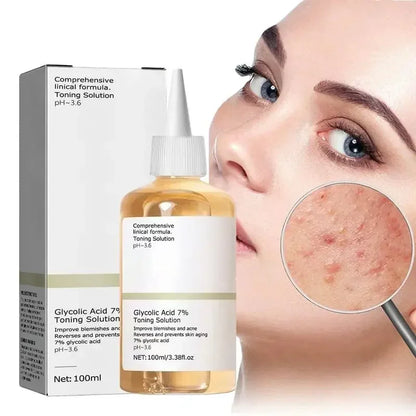 Glycolic Acid 7% Toner – Pore Lightening, Firming & Acne Care - Beauty & Beyond