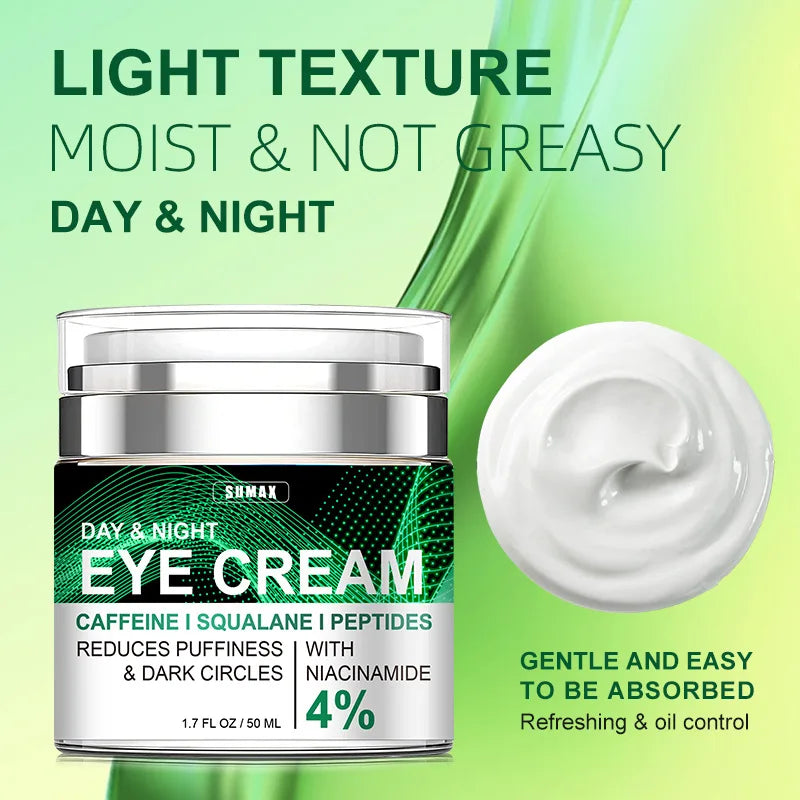 50ml Day & Night Eye Cream – Moisturizing, Firming, Dark Circle & Eye Bag Care - Beauty & Beyond