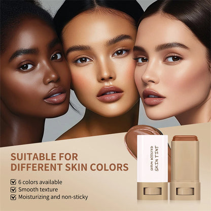 Face Highlighter & Contour Stick – 6 Korean Matte Colors | Waterproof Bronzer & Face Contouring