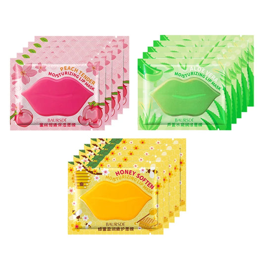 Innicare Collagen Lip Mask – Nourishing & Moisturizing | Firming Labial Gel Patches with Fruit Essence