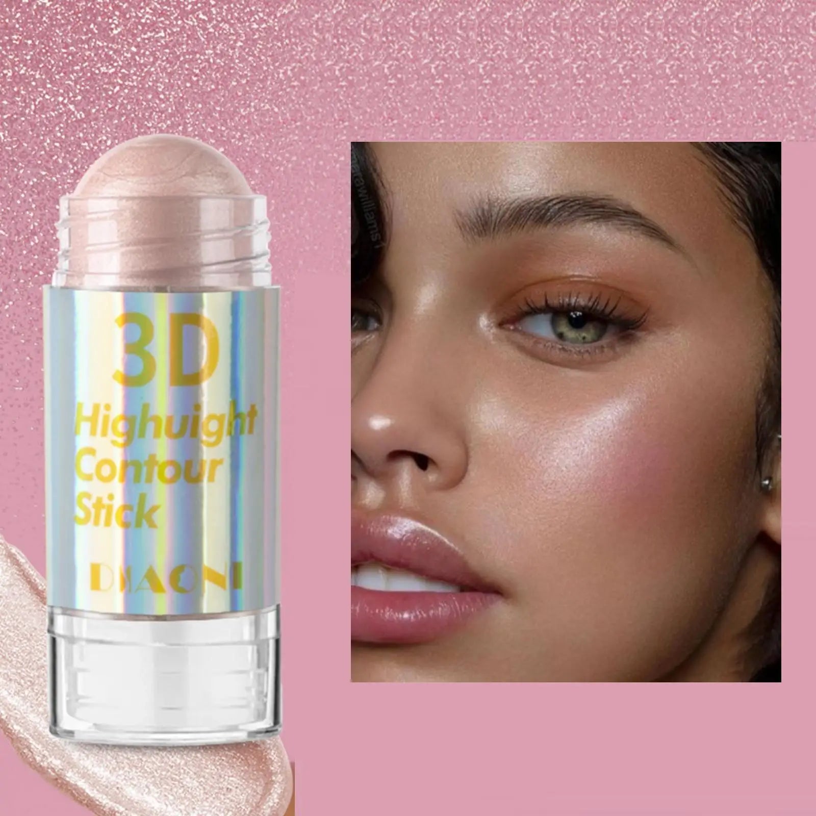 6-Color 3D Face Brightening Highlighter Stick – Bronzer, Contour & Shimmer for Sculpted Makeup - Beauty & Beyond