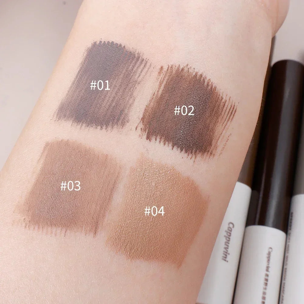 Waterproof Natural Liquid Eyebrow Cream – Long Lasting, Quick Drying, Brown & Grey Dye Enhancers - Beauty & Beyond