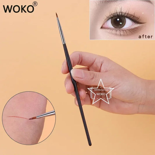 T22 Fine Eyeliner Brush - Precision Thin, Liquid/Gel, Professional Makeup Tool